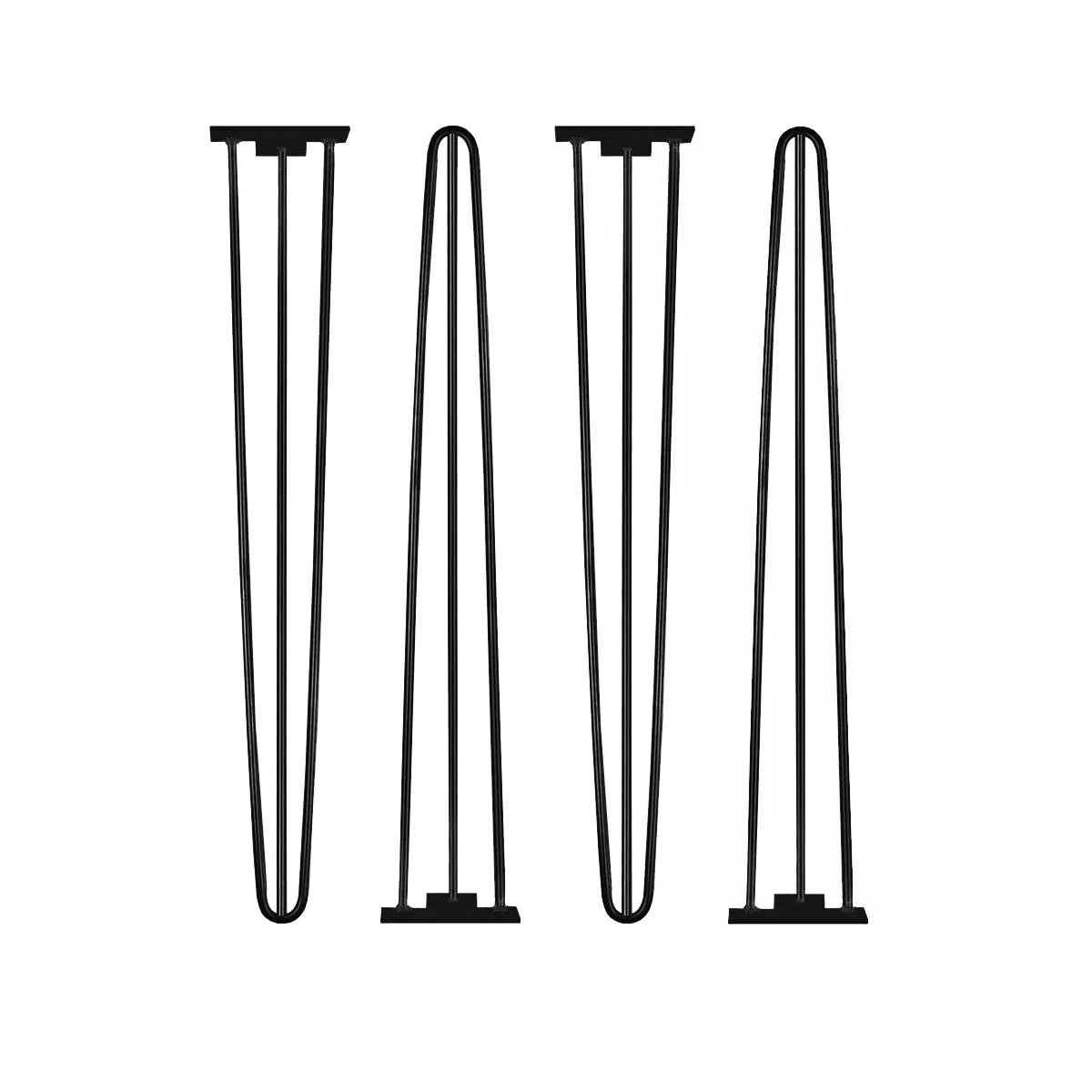 Černá Hairpin podnož, 3 ramenná, 71cm (4ks)