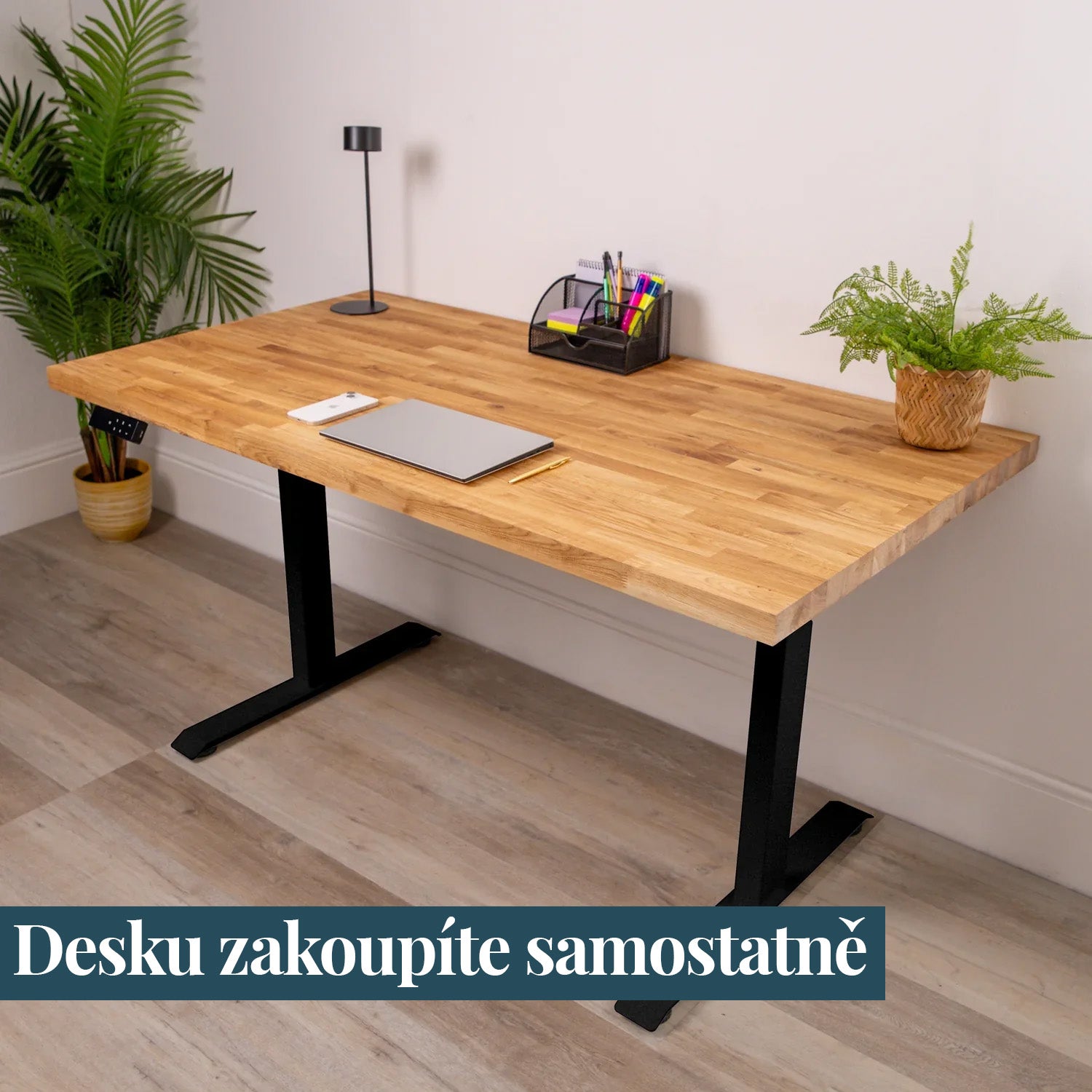 Prémiový černý kovový polohovací rám stolu domli d2