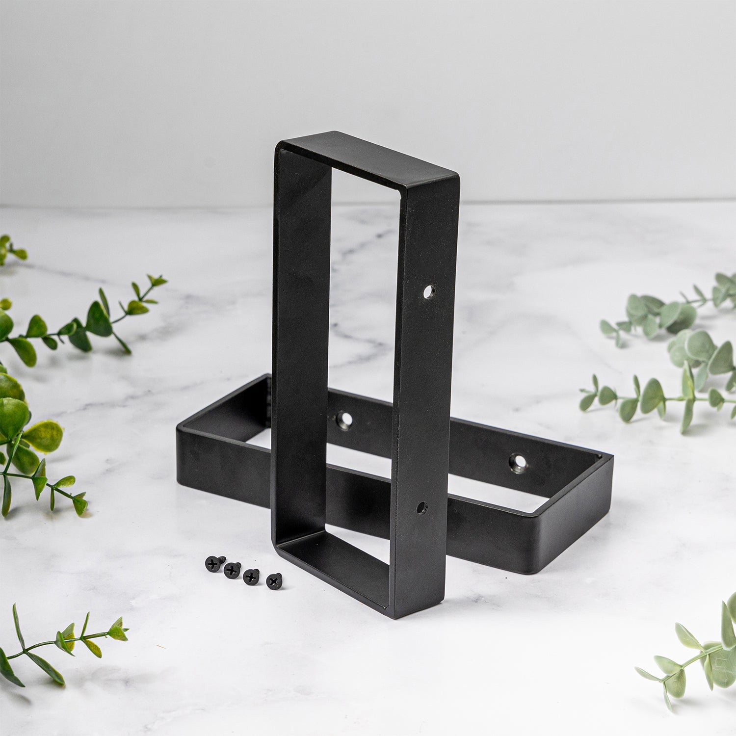 Černé nohy podstavce monitoru 90 mm vysoké x 200 mm široké (sada 2)