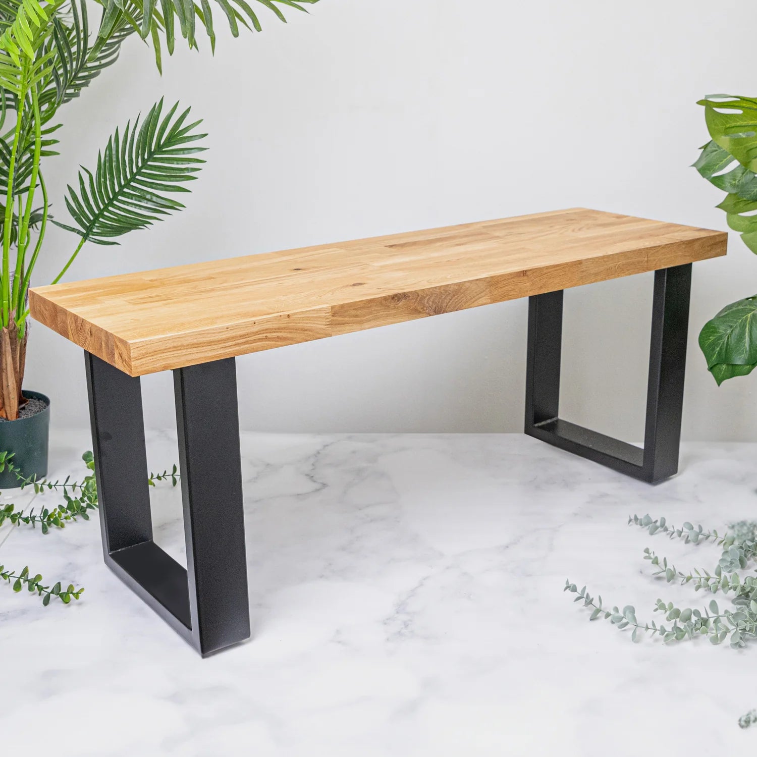 Masivní dubová jídelní lavice | 1100mm x 350mm