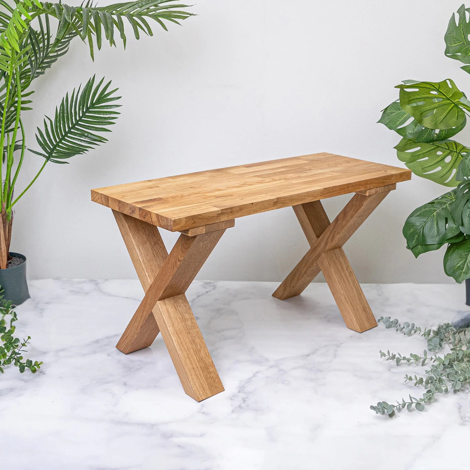 Masivní dubová jídelní lavice | 800mm x 320mm